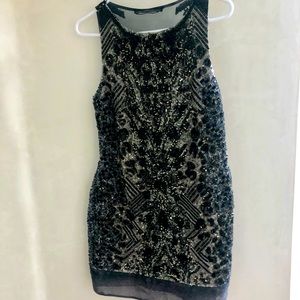 ALLSAINTS women’s beaded cocktail dress